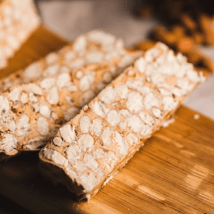 tempeh sliced cutting board