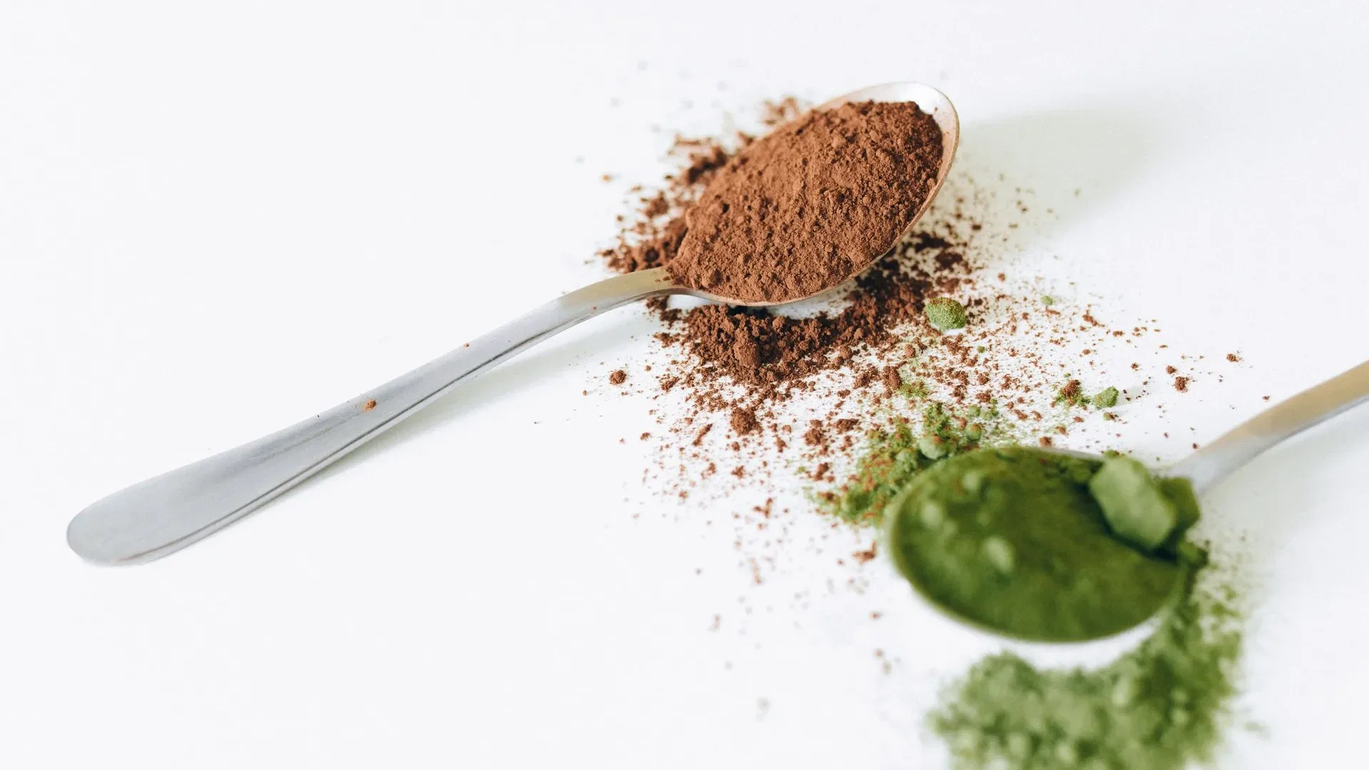 Collagen peptides powder, bone broth, and plant-based peptide sources displayed together, showing different types of peptides for gut health and their origins.