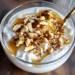 yogurt bowl with walnuts honey
