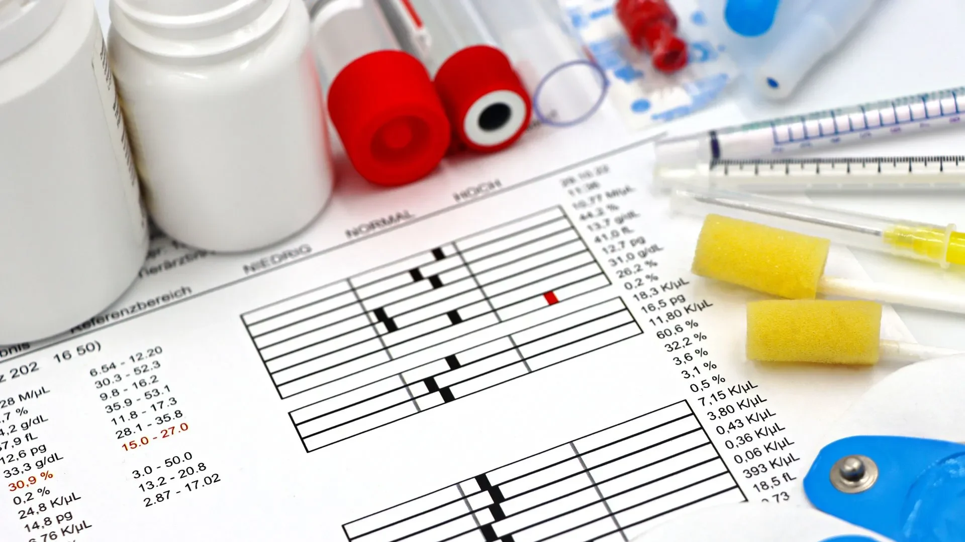 Close-up of the fine print and limitations section of the Tiny Health gut test kit, noting it is a wellness tool, not a diagnostic medical test.